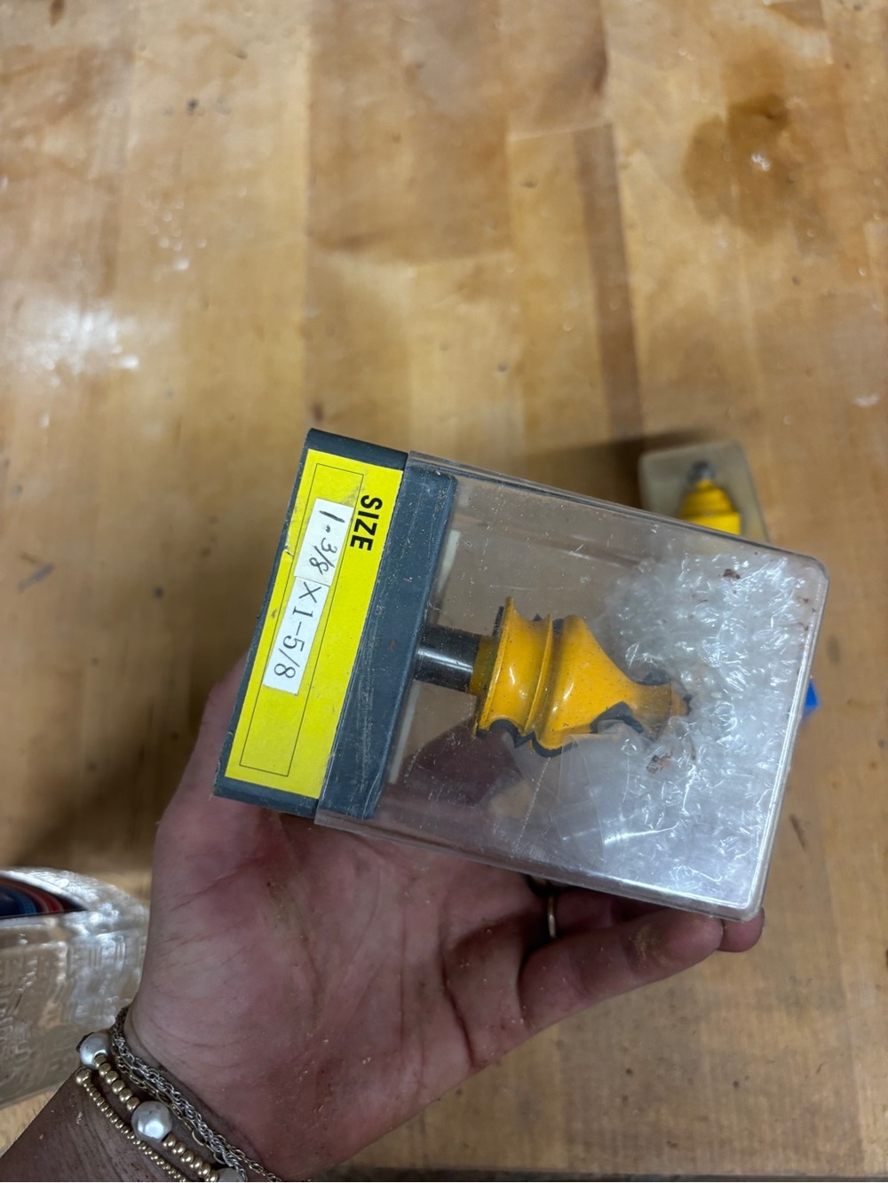 Yellow Router Bit Set - Decorative Edge Cutter - Picture 3 of 4